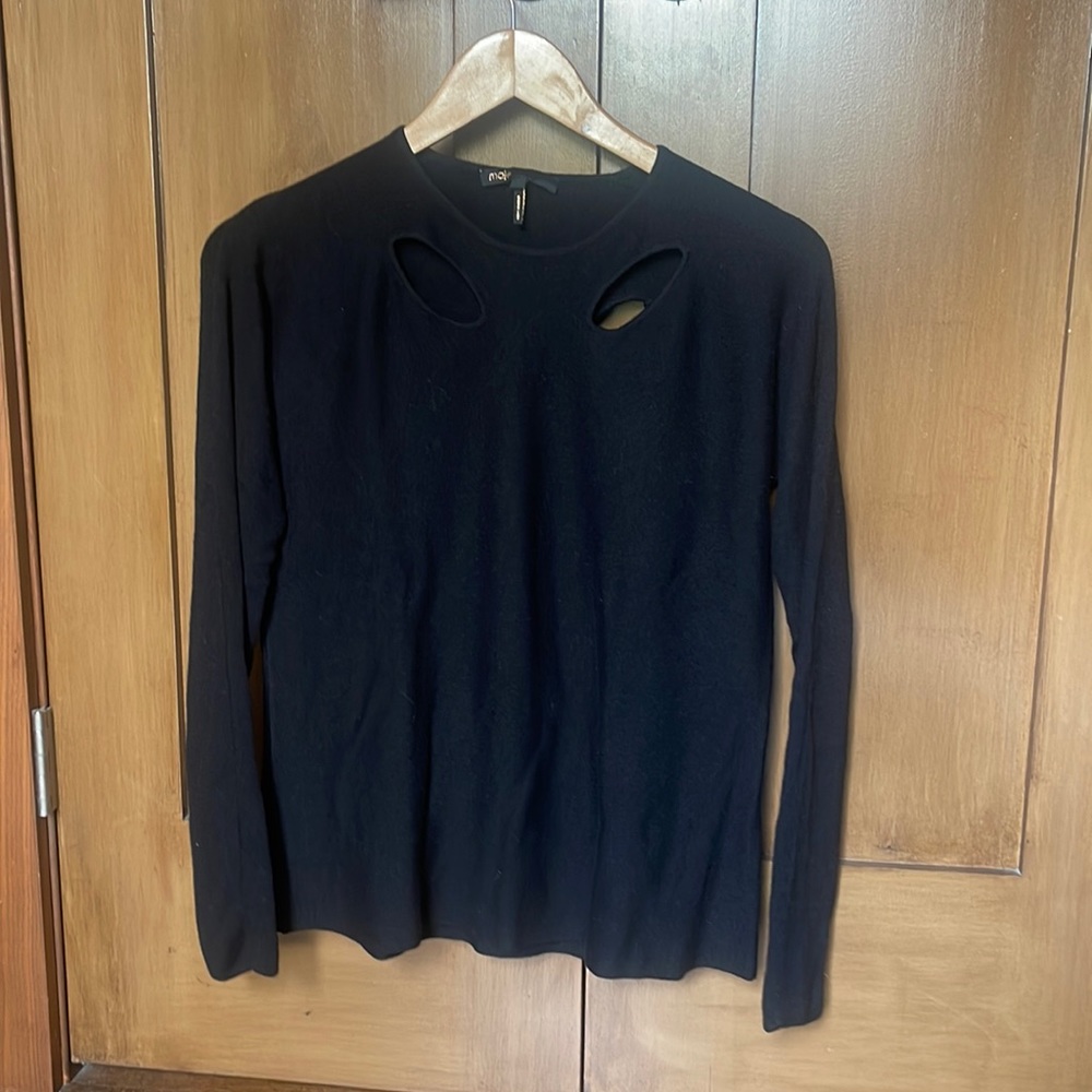 Maje Madison black sweater